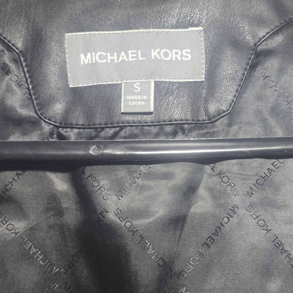 Michael Kors Black Leather Jacket